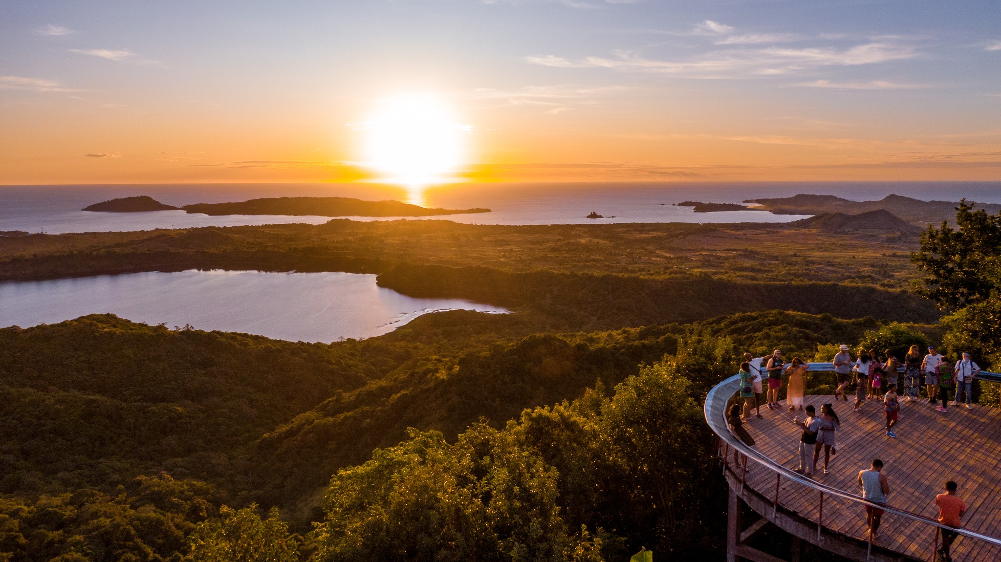 Mont Passot - Sunset over crater lakes - Madagascar