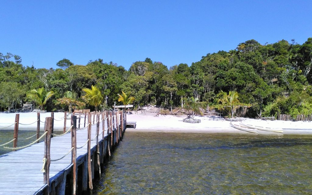 Lakeside hotel at Manambato